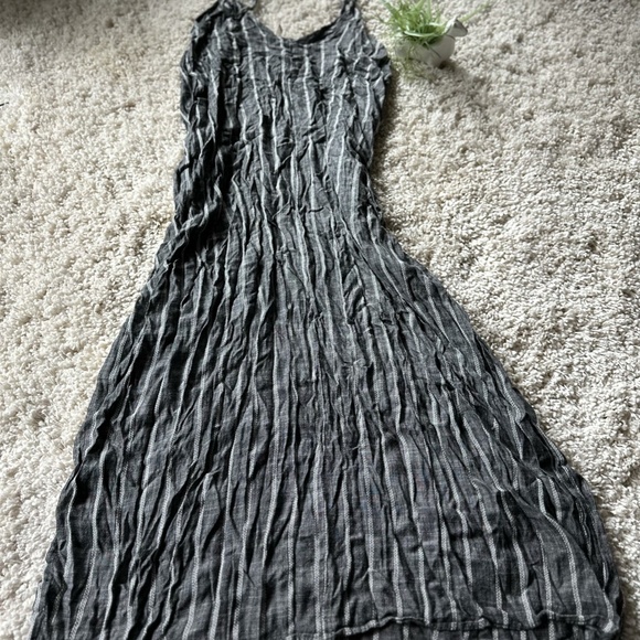 Nordstrom Elon Womens flowy long maxi vintage striped beautiful summer d… - Picture 2 of 5